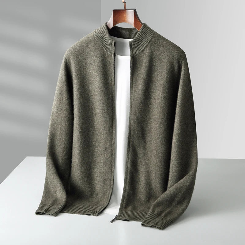 Arden Mock-Zip Cardigan
