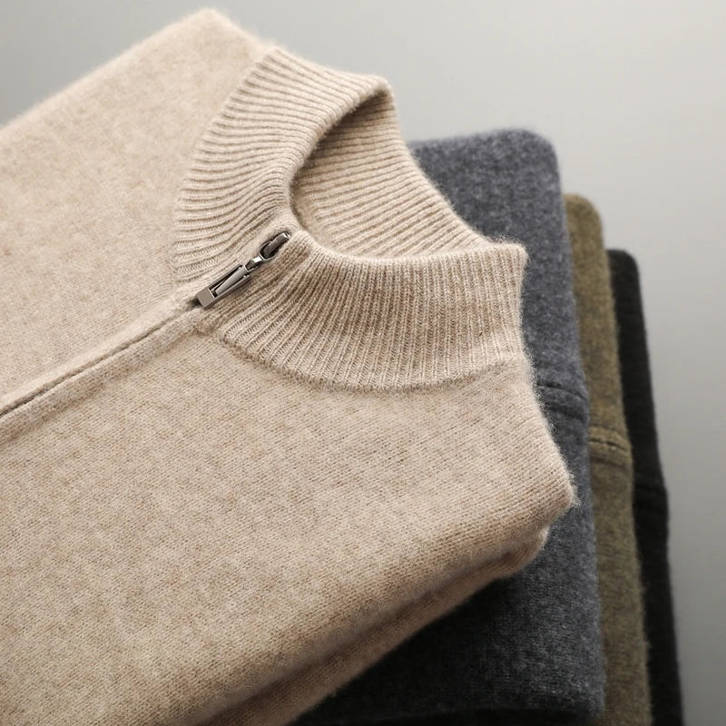 Arden Mock-Zip Cardigan