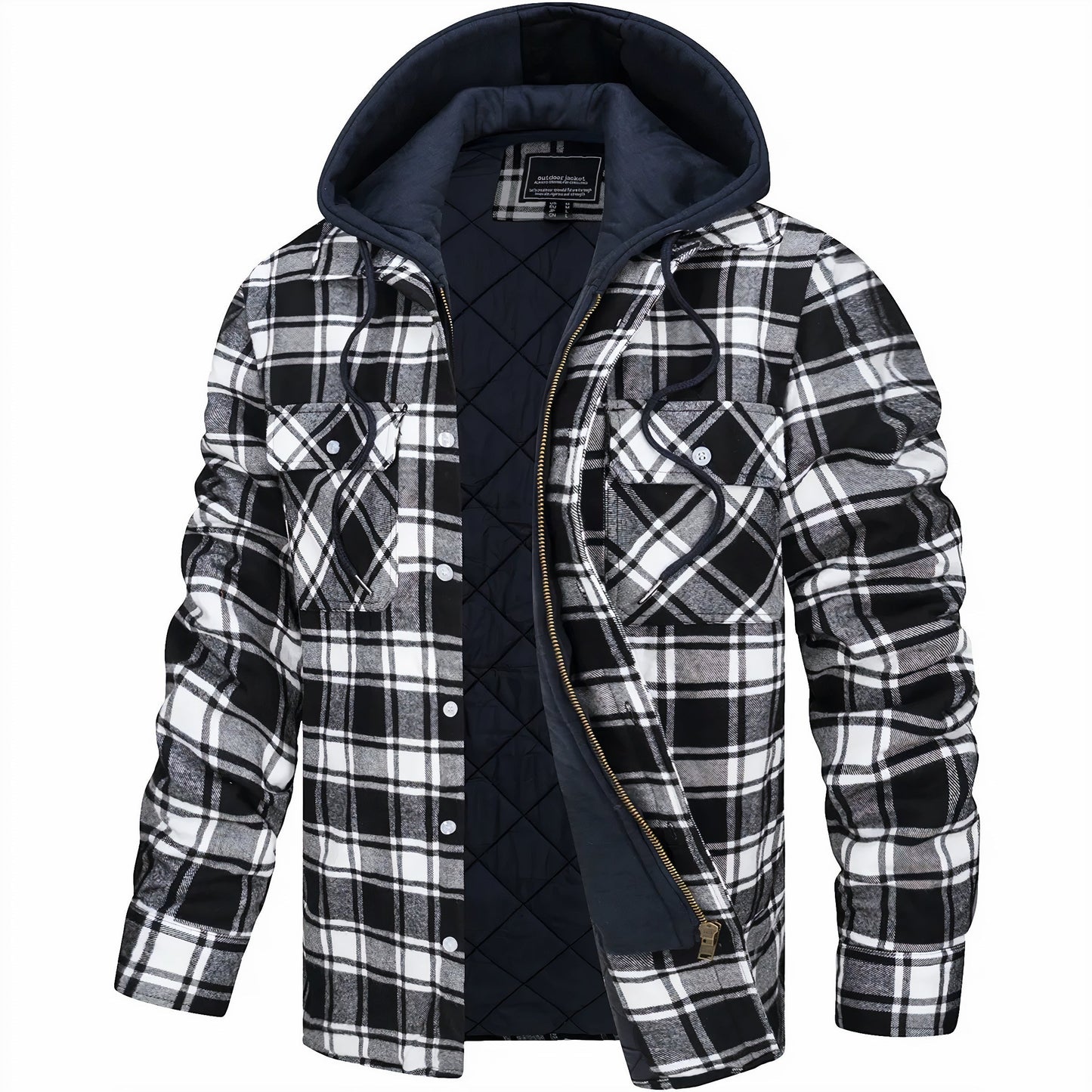 Bill | Quilted Hoodie