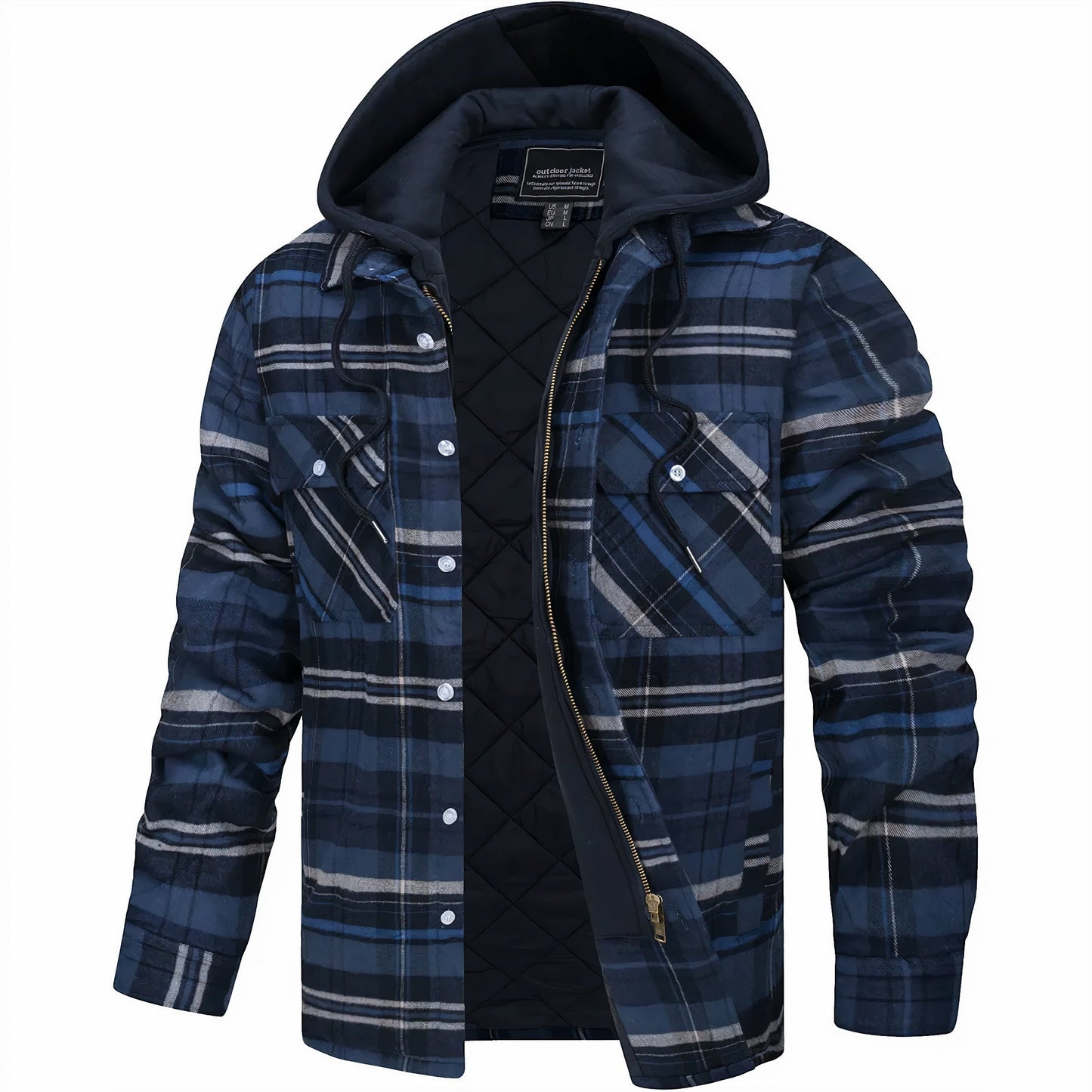 Bill | Quilted Hoodie