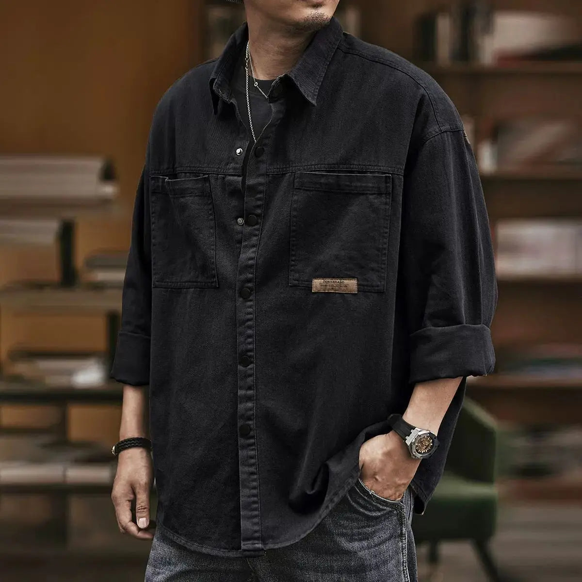 Loose Casual Fit Falcon Shirt