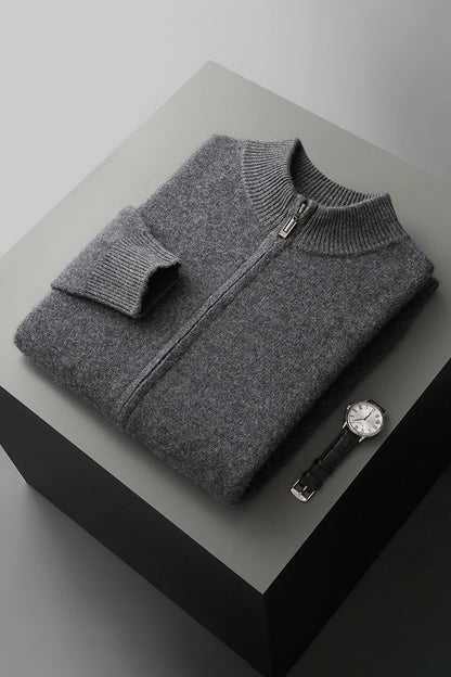 Arden Mock-Zip Cardigan